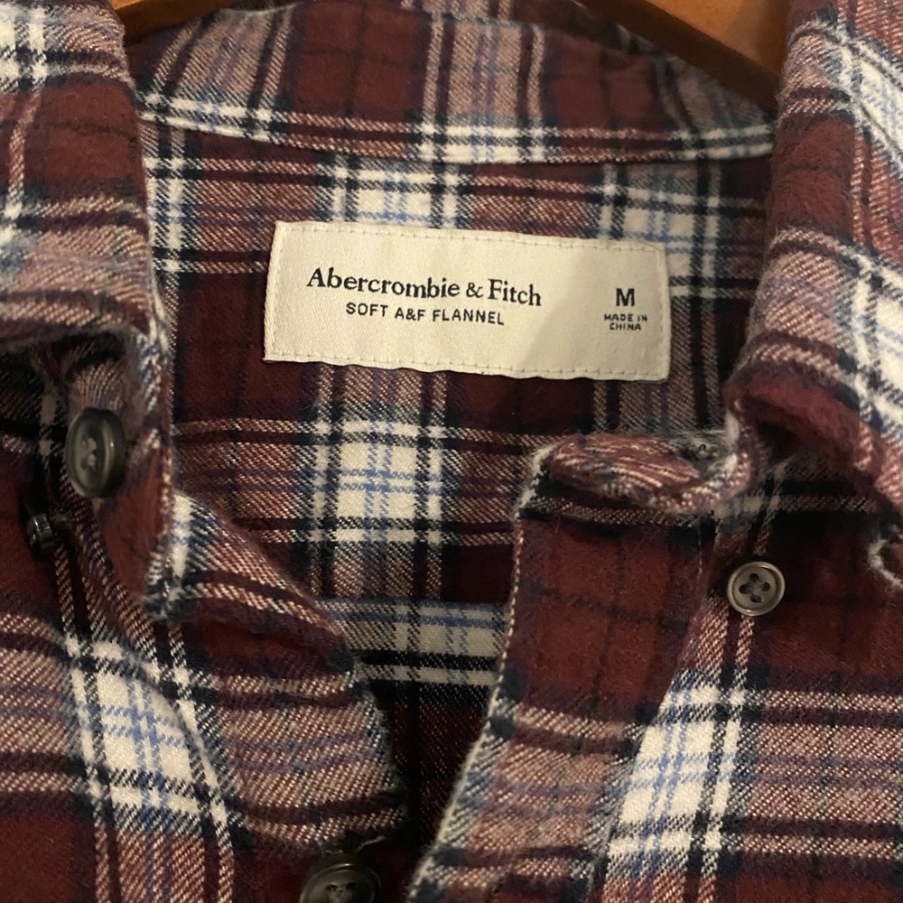 Abercrombie & Fitch soft flannel shirt.  medium size
